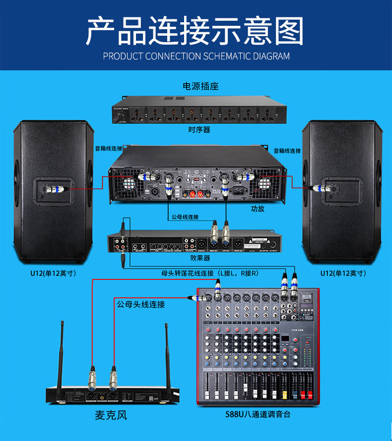 低音箱与功放连接图片大全_功放的低音_功放低音箱大全连接图片视频